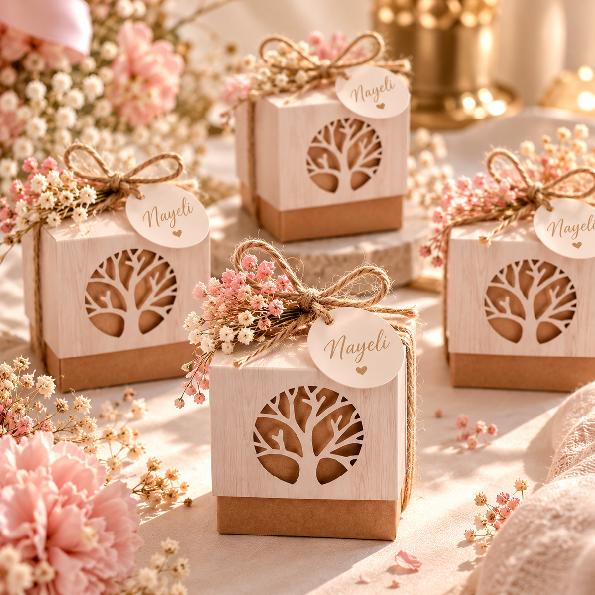 Personalised Tree of Life Favor Box