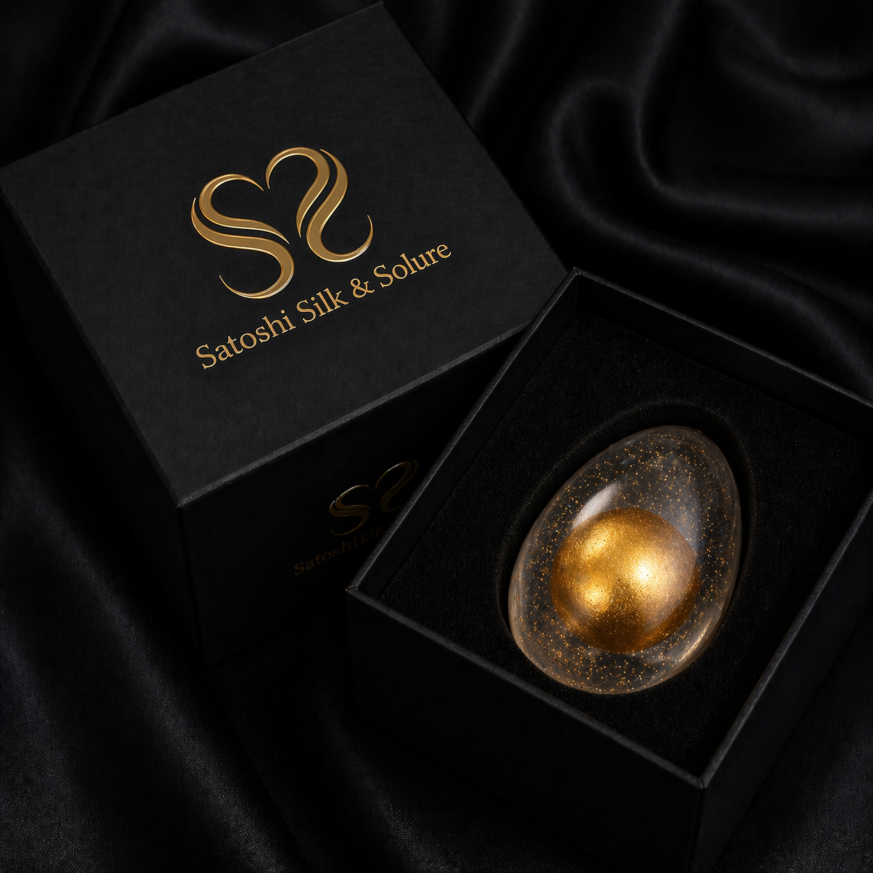 Luxury Golden Core EGG — With Real Gold